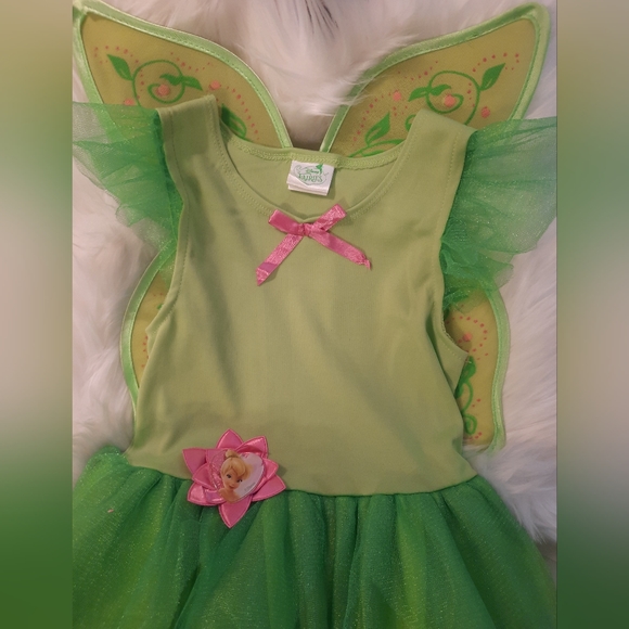 Disney Faries Tinker Bell Costume Child Small (Size 4-6) - Picture 3 of 16